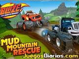 Blaze mud mountain rescue